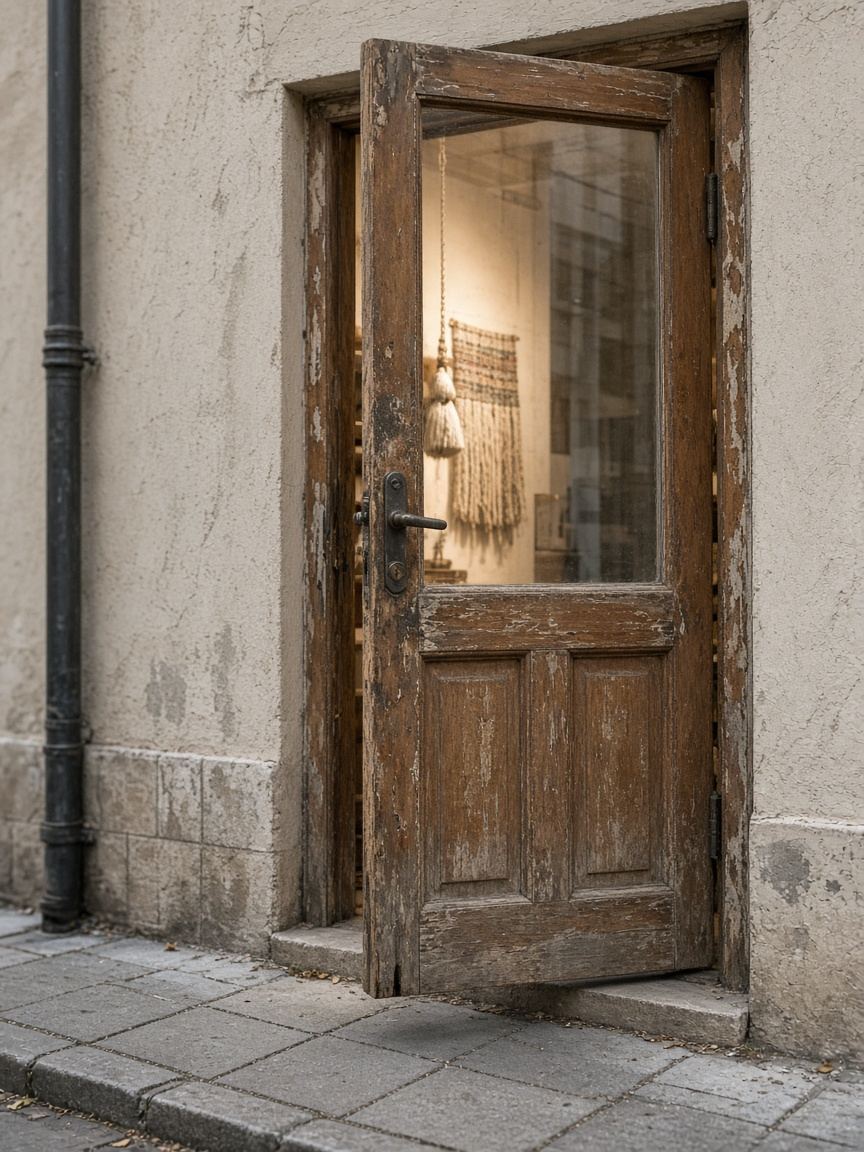 Studio entrance for appointments